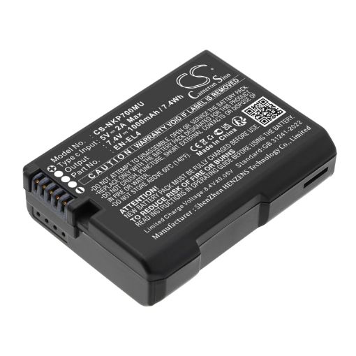 Replacement Battery for Nikon EN-EL14/EN-EL4 Series Coolpix P7000/P7100 - 1